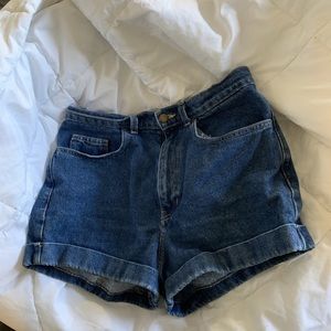 American Apparel denim shorts